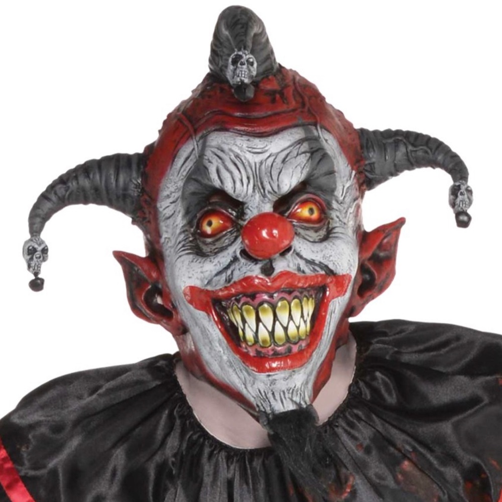 Killer Jester Full Head Mask